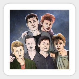 A-ha now and then Sticker